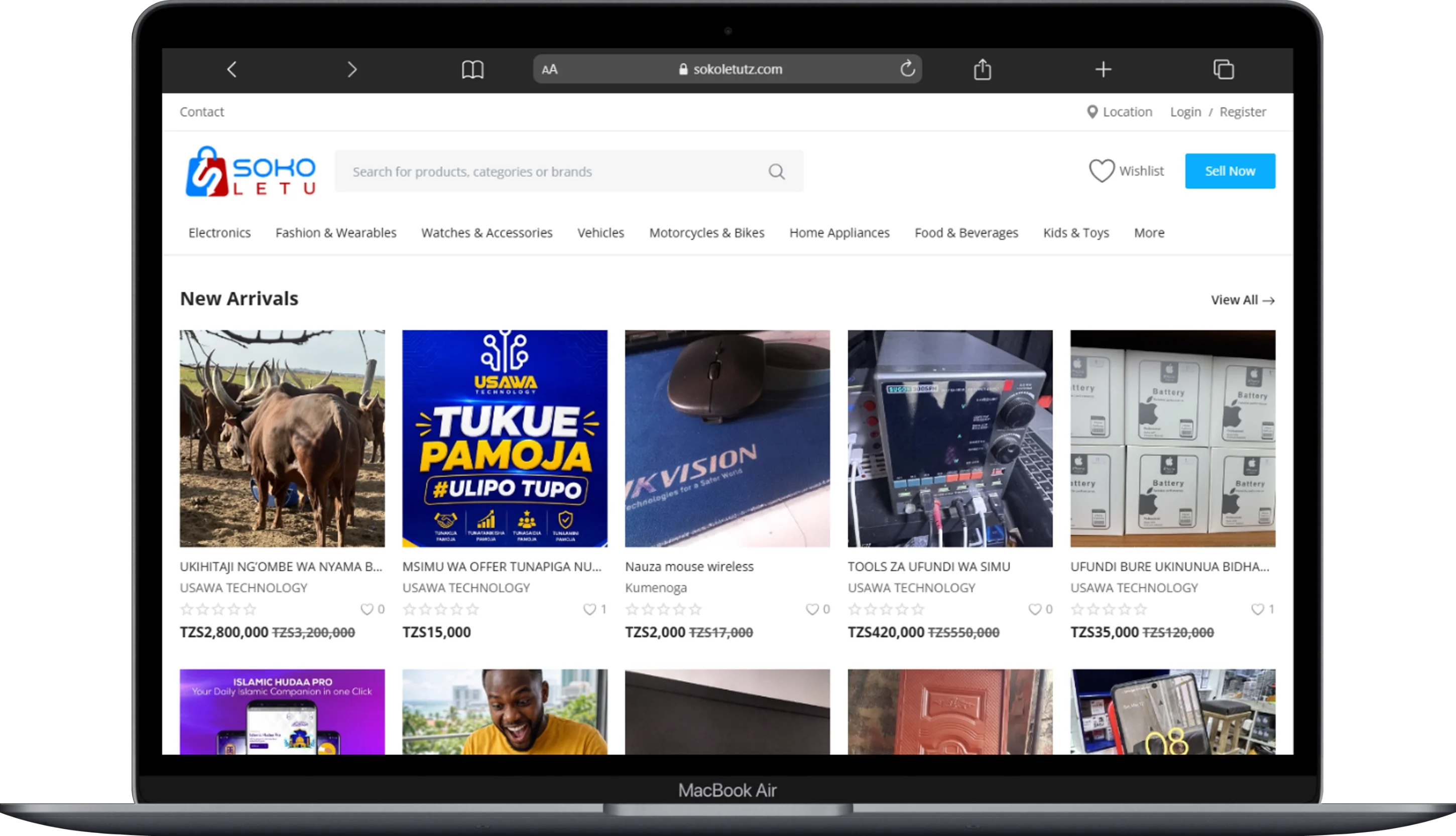 Soko Letu Website & Mobile App