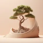 A Practical Guide To Mindfulness Meditation 3d tree with leaves branches podium