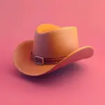 3d cowboy hat icon western